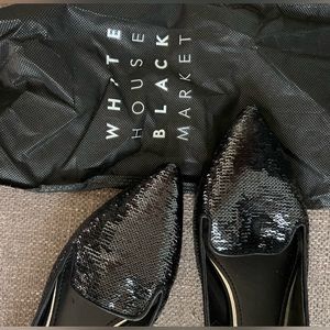 White House Black Market Starla Black Flat shoe